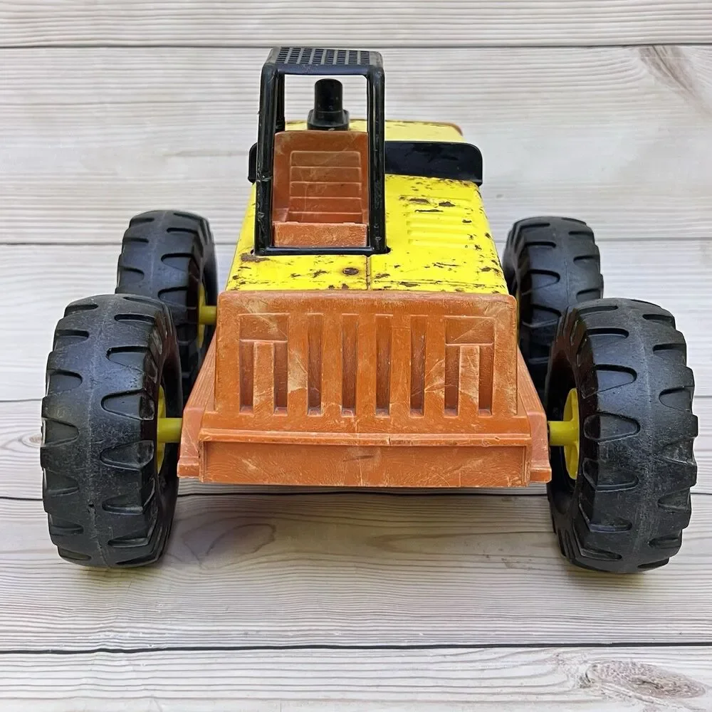 RARE Vintage Mighty Tonka Truck Strong Arm Loader 1978 Steel Toy CAB ONLY Orange